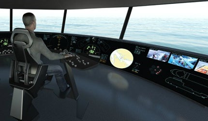 The bridge can also be turned into a simulator