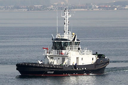 Media Luna and its sister vessel are the two most powerful tugboats in the fleet