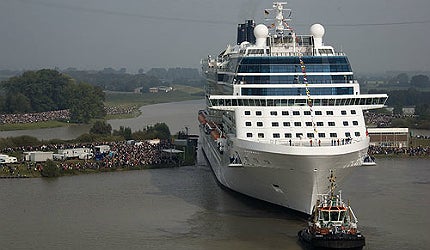The ship was christened in November 2008 The ship was christened in November 2008