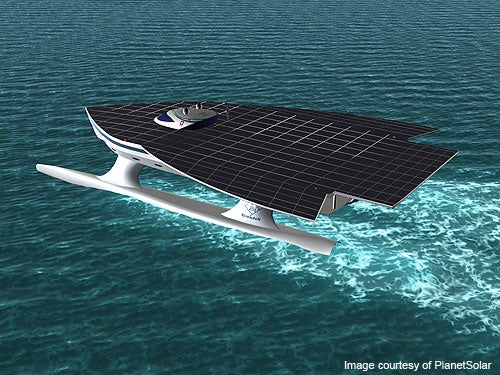 PlanetSolar, Solar-Powered Ship