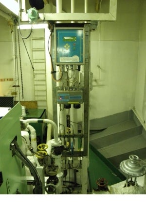 Installed MT modular monitoring system with manifold.
