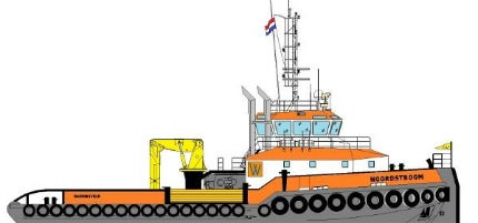 Noordstroom is the first vessel based on the design of Damen Shoalbuster 3512
